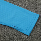 26/27 AD Royal Blue Kids Half Pull Tracksuit#814蔚蓝(童装半拉链)