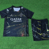 25/26 PSG Fifth Kids Player Version Soccer Jersey球员版童装