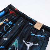 26/27 Flying Man Casual NBA Edition Nightfall black shorts#C2519