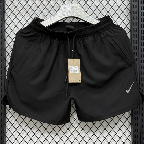 2026 NK Black Casual Double layer shorts#D1105 双层黑色