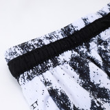 26/27 Flying Man Casual NBA Edition Camouflage white shorts#C2512