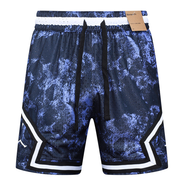 26/27 Flying Man Casual NBA Edition starry sky Blue shorts#C2516