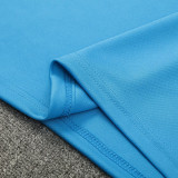 26/27 HM Lake Blue Half Pull Tracksuit#816湖蓝(半拉链)