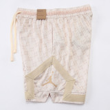 26/27 Flying Man Casual NBA Edition champagne shorts#C2515