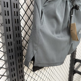 2026 NK Dark Grey Casual Double layer shorts#D1105 双层深灰色