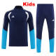 26/27 AD Royal Blue Kids Half Pull Tracksuit#814蔚蓝(童装半拉链)