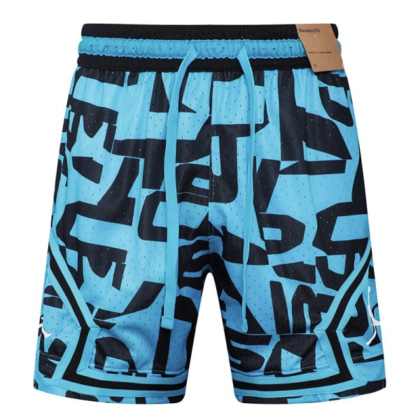26/27 Flying Man Casual NBA Edition Black Blue shorts#C2518