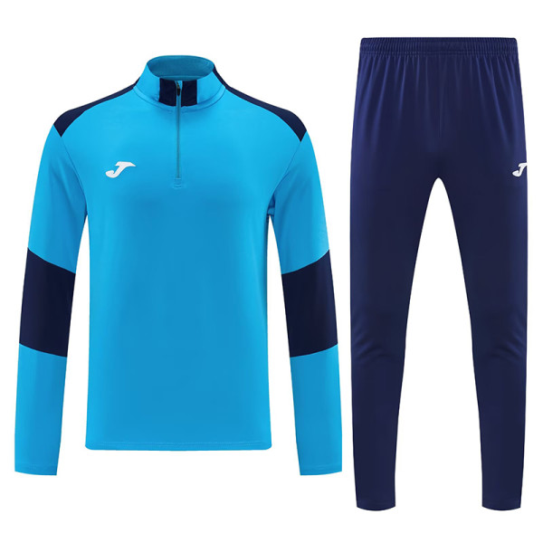 26/27 HM Lake Blue Half Pull Tracksuit#816湖蓝(半拉链)