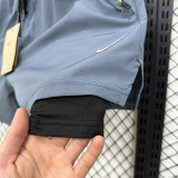 2026 NK Light Blue Casual Double layer shorts#D1105 双层浅蓝色