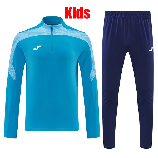 26/27 UA Lake Blue Kids Half Pull Tracksuit#815湖蓝(童装半拉链)
