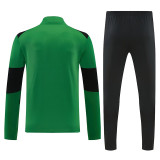 26/27 UA Green Kids Half Pull Tracksuit#816(童装半拉链)