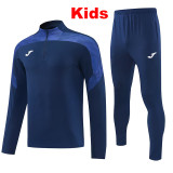 26/27 UA Royal Blue Kids Half Pull Tracksuit#815宝蓝(童装半拉链)