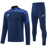 26/27 UA Royal Blue Kids Half Pull Tracksuit#815宝蓝(童装半拉链)