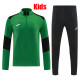 26/27 UA Green Kids Half Pull Tracksuit#816(童装半拉链)
