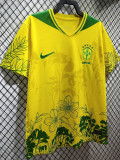 26/27 Brazi Rainforest Edition Yellow Fans Soccer Jersey