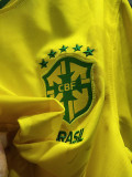 26/27 Brazi Rainforest Edition Yellow Fans Soccer Jersey