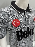 1991/1992 Beşiktaş Home Fans Soccer Jersey