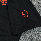 26/27 INT Black polo shirts pants suit(圆领)