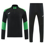 26/27 UA Black&Green Half Pull Tracksuit#816(半拉链)