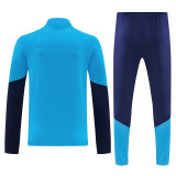 26/27AD Lake Blue Half Pull Tracksuit#814(半拉链)