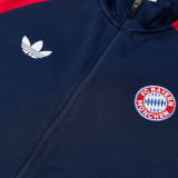 26/27 Bayern Dark Blue Jacket Tracksuit