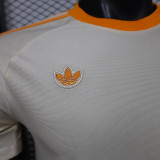 26/27 Bayern Beige White Player Version Retro Soccer Jersey