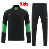 26/27 UA Black&Green Half Pull Tracksuit#816(半拉链)