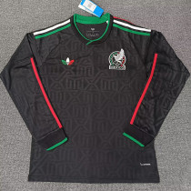 26/27 Mexico Third Long Sleeve Fans Soccer Jersey
