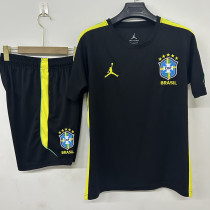 26/27 Brazil Black Training Short Suit