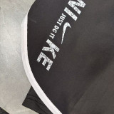 2026 NK Black Double Layered Sports Shorts#N1004黑色