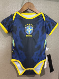 26/27 Brazil Away Baby Infant Crawl Suit
