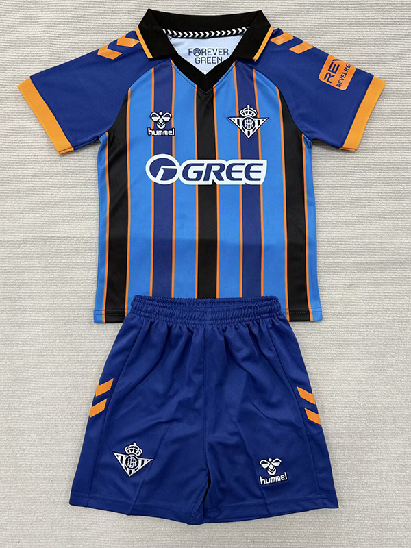 26/27 Real Betis Eternal Edition Goalkeeper Blue Kids Soccer Jersey