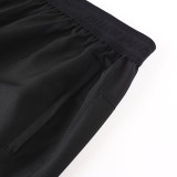 2026 NK Black Double Layered Sports Shorts#N1003白标黑色