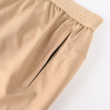2026 AD Khaki Double Layered Sports Shorts#A2002金标卡其