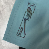 2026 NK Apple Green Double Layered Sports Shorts#N1002黑标果绿