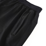 2026 AD Black Double Layered Sports Shorts#A2002金标黑色