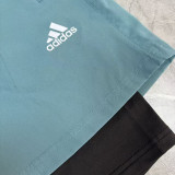 2026 AD Apple Green Double Layered Sports Shorts#A2003白标果绿