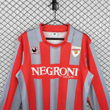 1995/1996 Cremonese Home Long Sleeve Retro Soccer Jersey