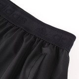 2026 AD Black Double Layered Sports Shorts#A2003白标黑色