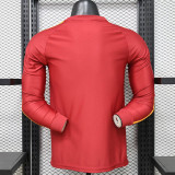 26/27 Roma Red Player Version Long Sleeve Retro Soccer Jersey