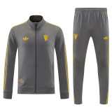 26/27 Man Utd Grey Jacket Tracksuit