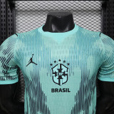 26/27 Brazil Goalkeeper Green Player Version Soccer Jersey