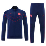 26/27 PSG Purple Blue Jacket Tracksuit(紫蓝双红线)