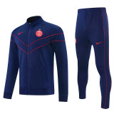 26/27 PSG Purple Blue Jacket Tracksuit(紫蓝双红线)