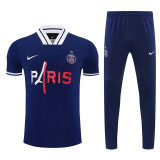 26/27 PSG Royal Blue shirts pants suit
