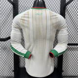 2026 Algeria Home Long Sleeve Player Version Soccer Jersey