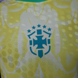 26/27 Brazi World Cup Commemorative Edition Yellow Player Version Soccer Jersey