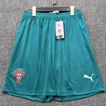 26/27 Portugal Away Green Shorts Pants