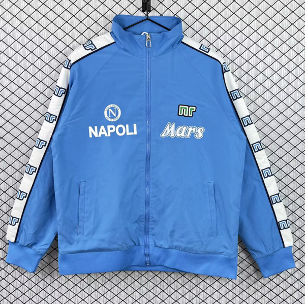 1988/1989 Napoli Sky Blue Retro Windbreaker