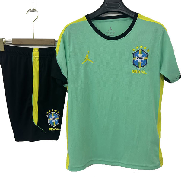26/27 Brazil Light Green Training Short Suit
